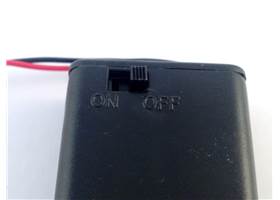 Battery Holder 2xAA with switch - the switch